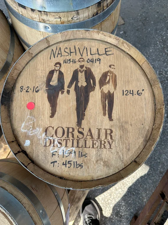 

Бочка 56л (15 галлонов) из-под Бурбона Corsair (Американский дуб)