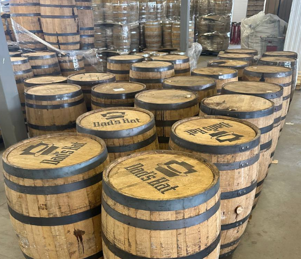 Дубовая Бочка 200л (53 галлона) из-под Виски Dad's Hat Rye Whiskey (американский дуб)