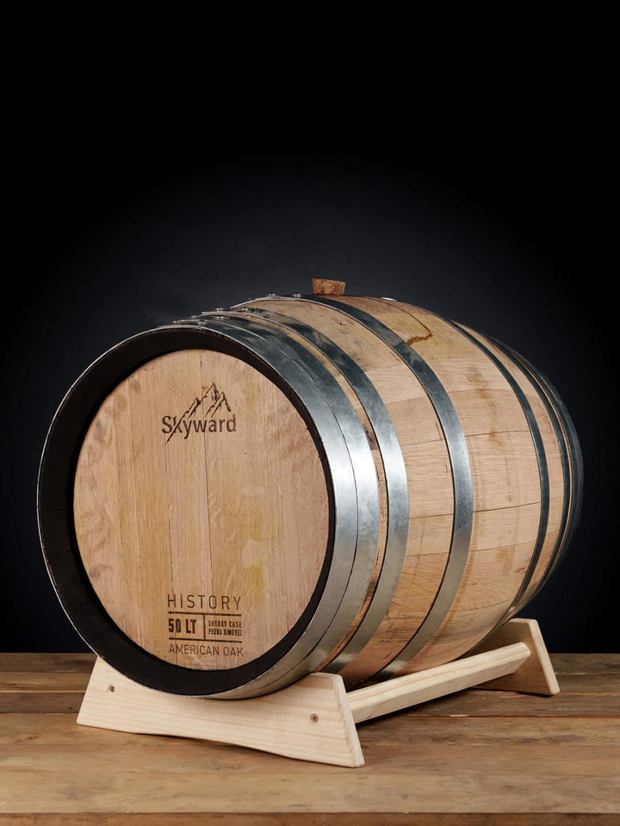 

Дубовая Бочка 50 л Skyward History (американский дуб) из-под хереса Педро Хименез (Испания)