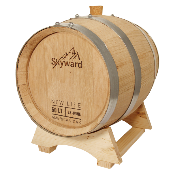 

Дубовая Бочка 50 л Skyward (Американский дуб) из-под вина (Португалия)