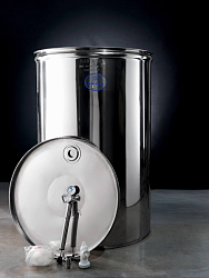 УЦЕНКА Бочка из нержавейки с пневмокрышкой 500 л для брожения (Sansone)