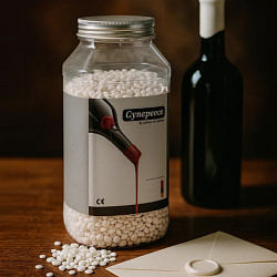 Сургуч для бутылок «Супервоск» (бутылочный воск), белый, 500 гр.