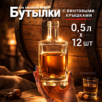 Бутылка КУБ ПРЕМИУМ КЕНДО 0.5 л. (12шт)