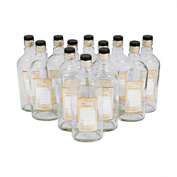 Бутылки «Аляска» 0,5 л (12 шт.) с пробками