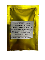 Дрожжи SafSpirit American Whiskey (USW-6) 10 г