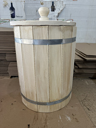 УЦЕНКА Кадка из осины 27-30 л