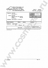 Сертификат на припой (содержание свинца менее 0,05%)