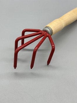 фото Рыхлитель с деревянной ручкой (5 зубьев) (4)
