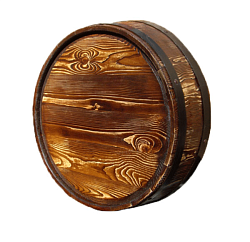 СРЕЗ БОЧКИ декоративный под старину 12х35х39см