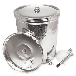 УЦЕНКА 2 Бочка из нержавейки с пневмокрышкой 400 л для брожения (Sansone)