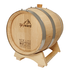 Дубовая Бочка 30 л из-под Порто Красный французский дуб "Skyward" (Португалия)